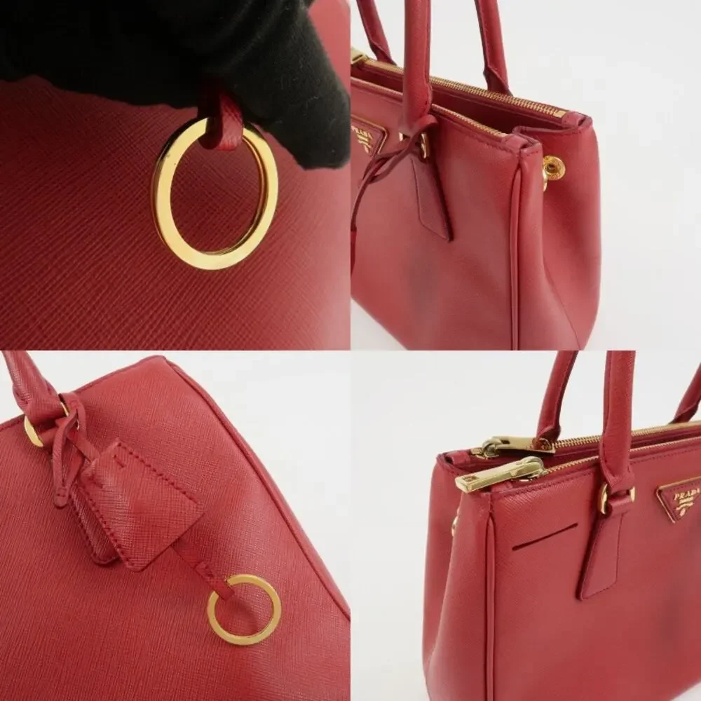 💎✨HOT BUY✨💎Authentic PRADA Triangle Logo Saffiano Leather Galleria - Picture 7 of 15